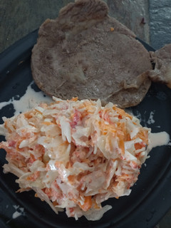 Una foto de Ensalada de col con un giro