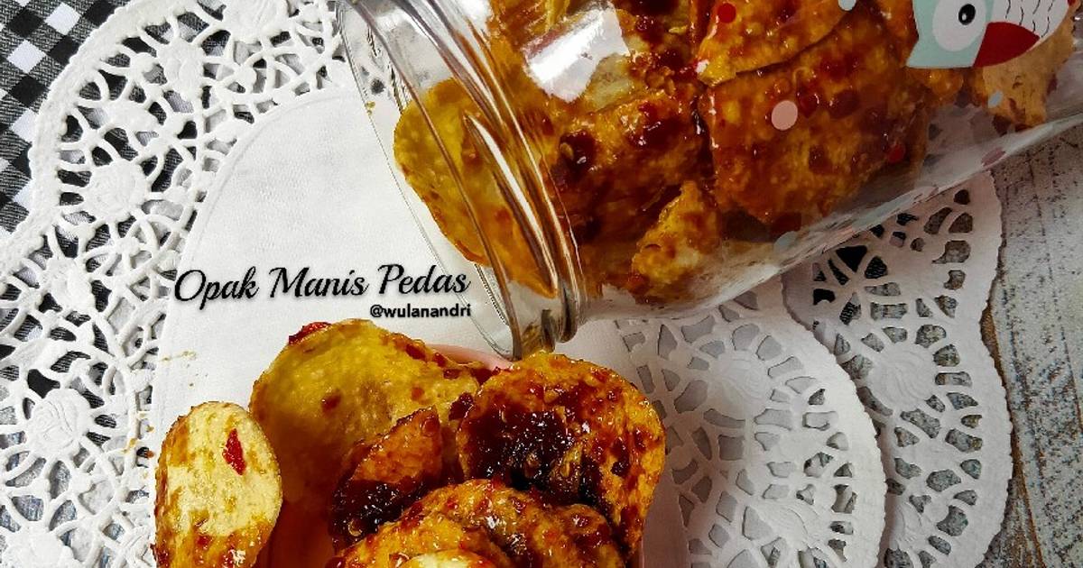 Resep Opak Pedas Manis Enak Dan Mudah Cookpad