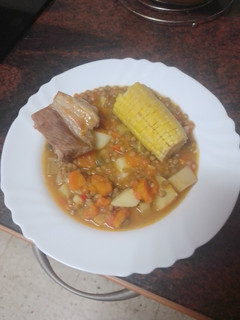 Una foto de Potaje de lentejas