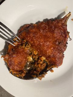 Una foto de Berenjena Rellena