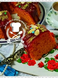 عکسی از دستور کیک لبو آتنا