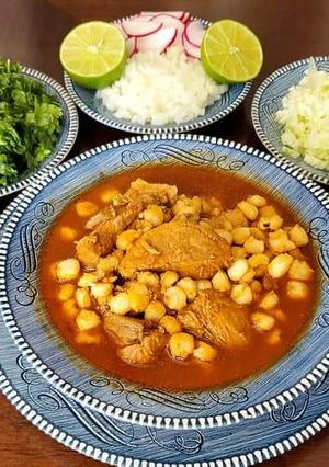 Una foto de Pozole🌺