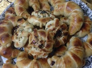 صورة لوصفة كرواسان بالنوتيلا والجبنه البيضاء مع الزعتر رووووعه 👌🏻😋