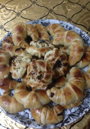 A picture of Nutella and White Cheese Croissants with Za’atar – Amazing! 👌🏻😋.