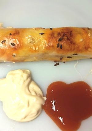Rizslapos hot-dog🌭 recept fotója