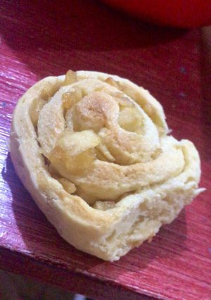 Una foto de Roll de manzana