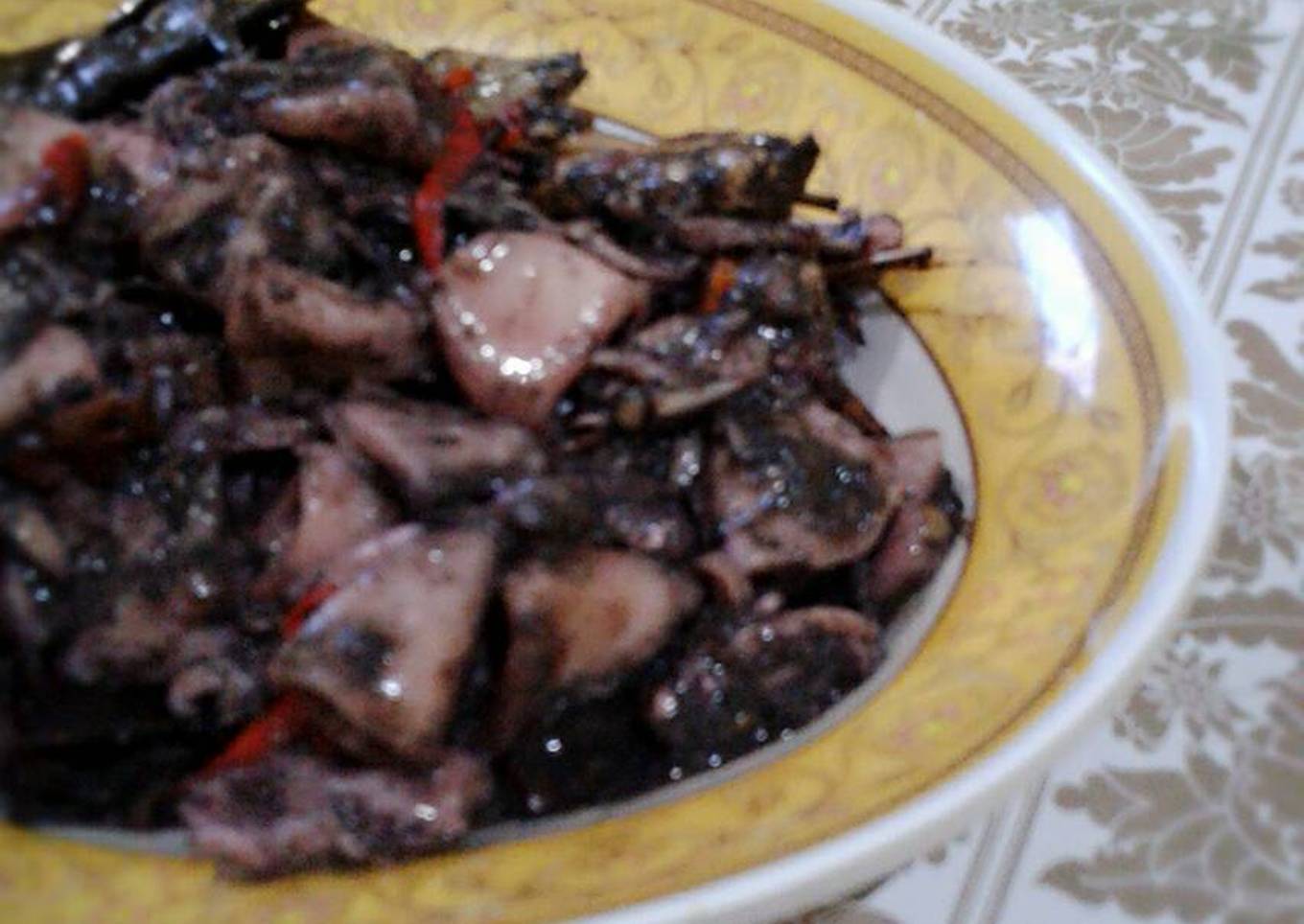 Cumi hitam saus tiram