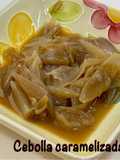 Cebollas caramelizadas caseras