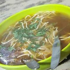 Manchow soup A picture of Manchow soup.