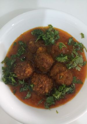 A picture of Malai kofta.