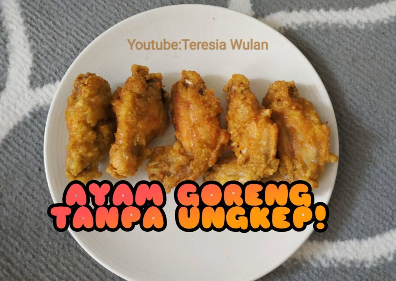 Resep Ayam Goreng 5 Bahan tanpa Ungkep!