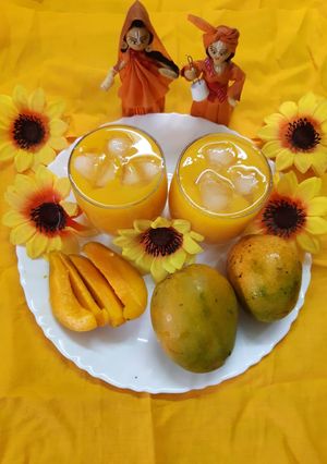 ম্যাঙ্গো লস্যি(mango lassi recipe in Bengali) রেসিপির প্রধান ছবি