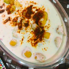 A picture of Kabab dahi bary.
