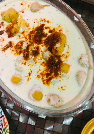 A picture of Kabab dahi bary.