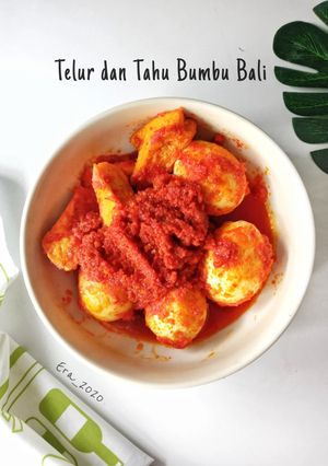 Foto resep Telur dan Tahu Bumbu Bali