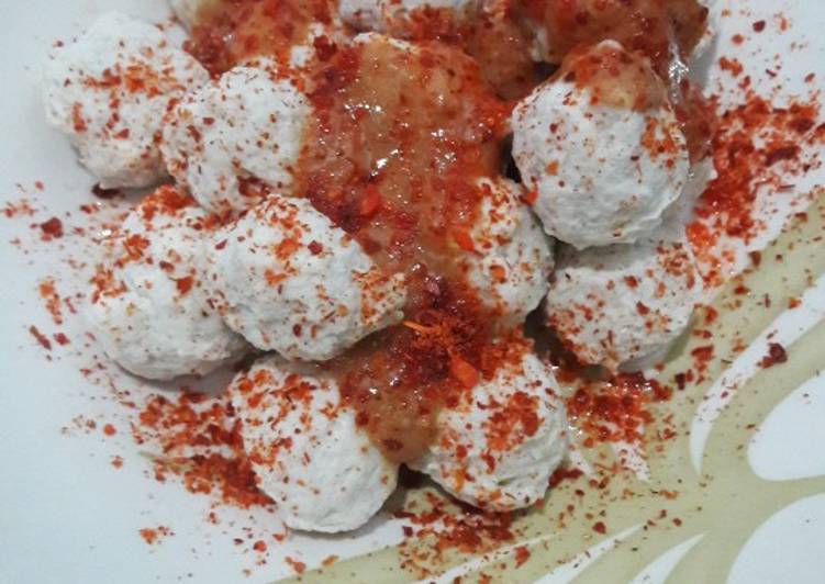 Resep Pentol Ayam tanpa tepung yang Enak