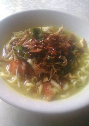 Foto resep Soto ayam santan kuning