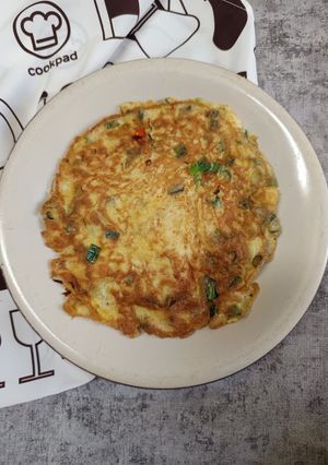 Foto resep Telur Dadar Kacang Panjang