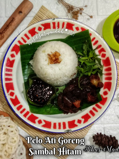 Foto resep Pelo Ati Goreng Sambal Hitam Khas Madura