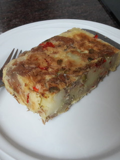 Una foto de Pastel de macarrones sin gluten vegano
