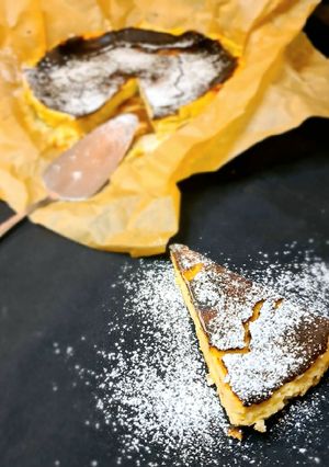 Égetett sajttorta recept fotója