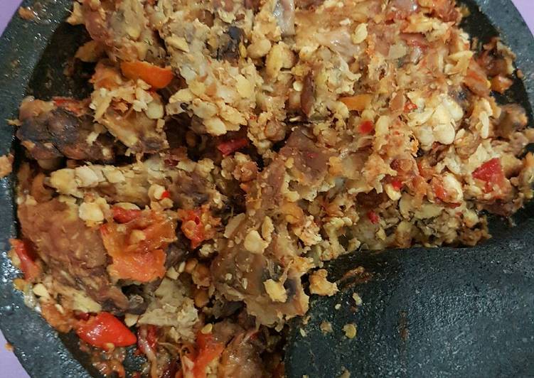  Resep  Sambal  Tempe  Tempe  Penyet  oleh Sherry666 Cookpad