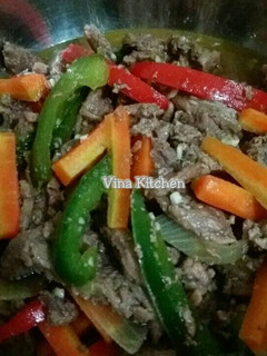 Foto resep Daging Tumis Paprika