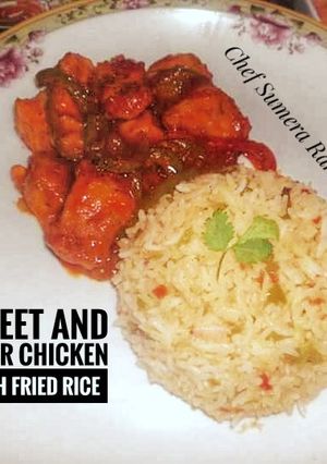 A picture of Sweet and sour chicken.