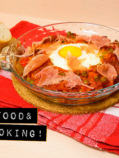 Una foto de Huevos a la Flamenca