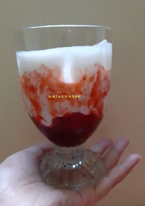 Foto resep Korean strawberry milk