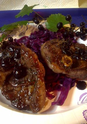 Foto resep Red kubis manis dan asam dengan domba dan anggur