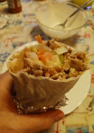 Una foto de Kebab en casa