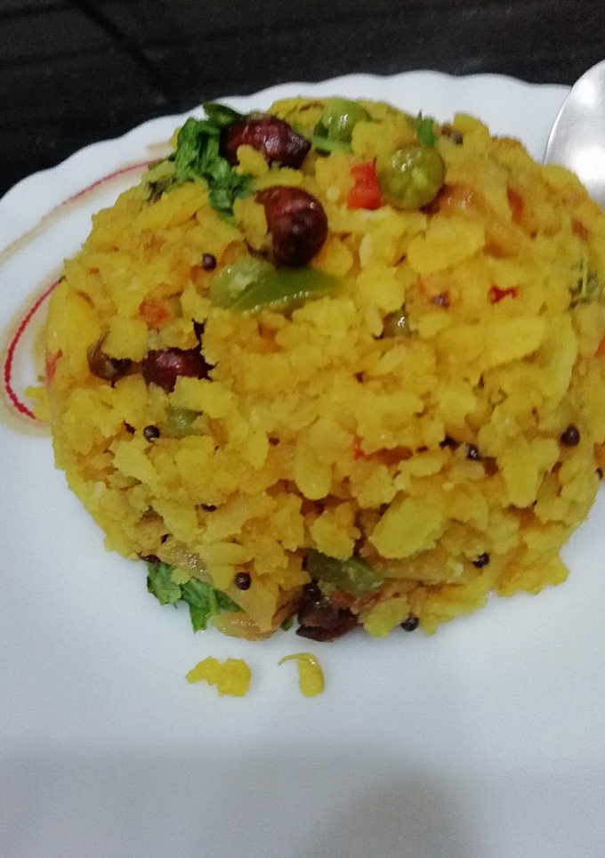 A picture of Kanda Poha.