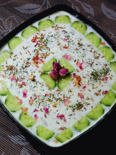 عکسی از دستور ماست و خیار با زیره سبز