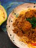 Meatballs with Meat Sauce