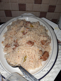 A picture of Mutton yakhni pulao.
