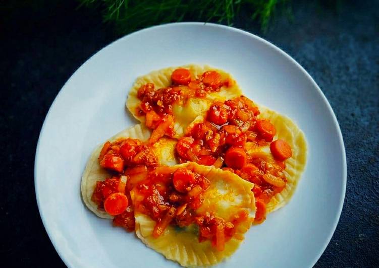 Ravioli Pasta Homemade, Isi Bayam