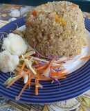 Quinoa con vegetales