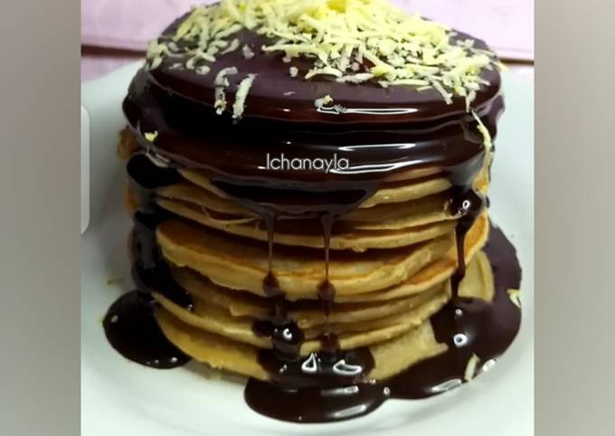 Cara Masak Pancake Pisang Coklat Simple Yang Mudah Resepenakbgt Com