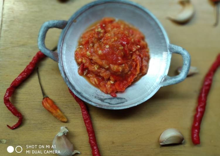 Langkah Mudah untuk Menyiapkan Sambal keto, Enak