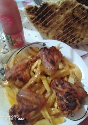 صورة لوصفة أجنحة دجاج فبنين