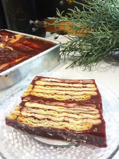 Foto resep Puding lapis crackers