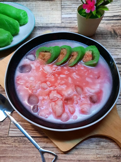 Foto resep Es Pisang Ijo khas Makassar