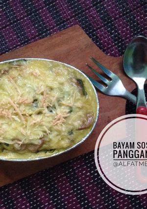 Foto resep Bayam Sosis Panggang Untuk Anak