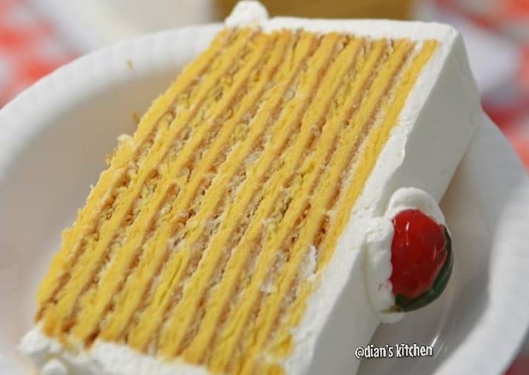 Resep No Bake - Biscuit Layer Cake (gampang banget!) yang Lezat Sekali