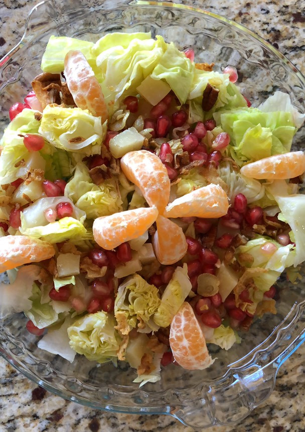 Una foto de Ensalada con contrastes de sabores