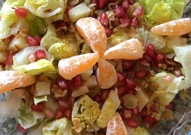 Ensalada con contrastes de sabores
