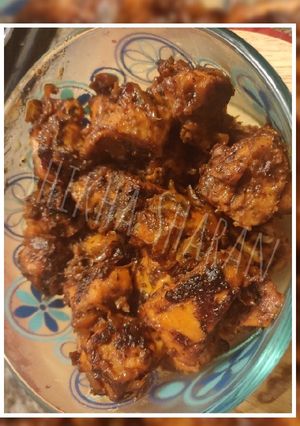 A picture of Golmaal chicken(for chicken lovers).