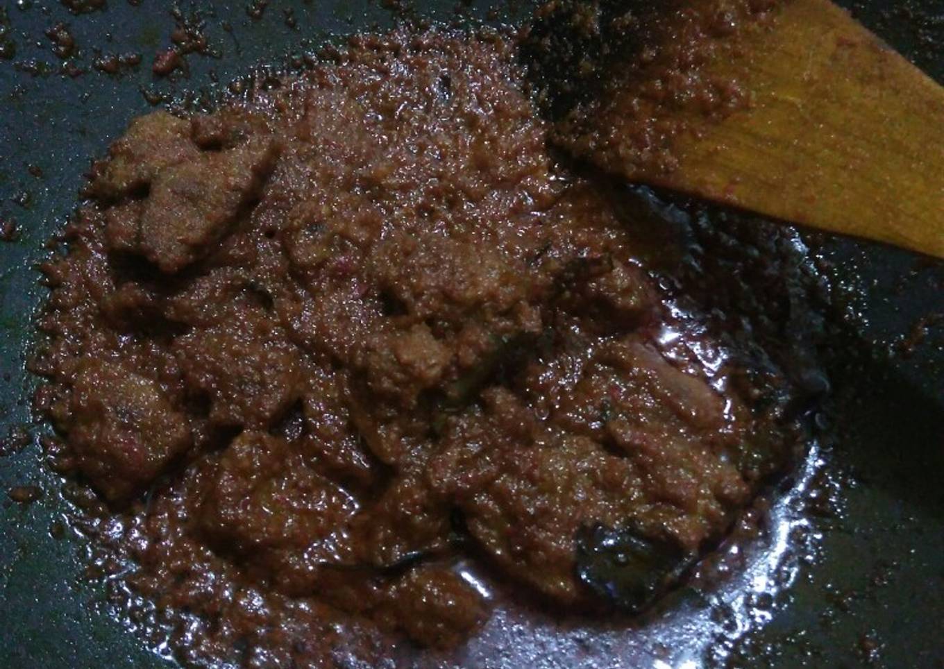 Rendang / kalio daging sapi santan instan