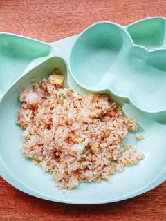 Foto resep Day. 387 Breakfast: Nasi Goreng Teriyaki (18 month+)